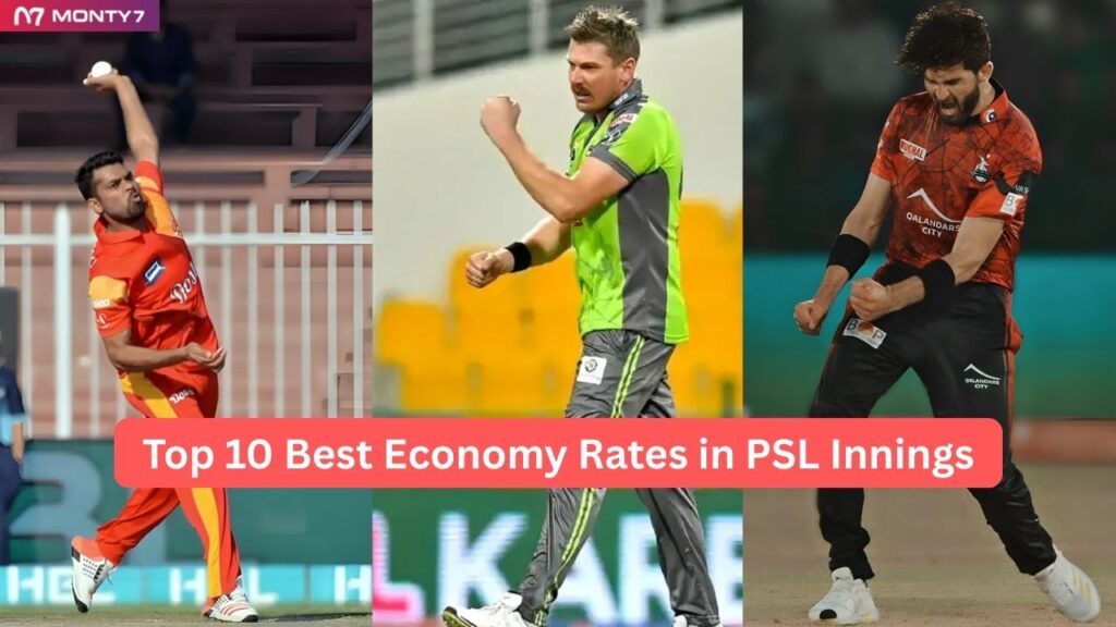 Best Economy Rates in PSL Innings