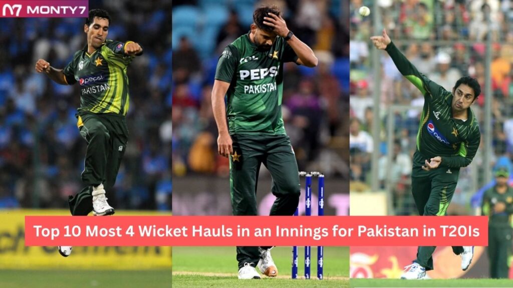 Most 4 Wicket Hauls in an Innings for Pakistan in T20Is