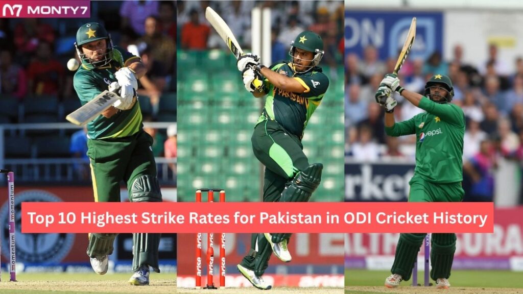 Highest Strike Rates for Pakistan in ODI Cricket History