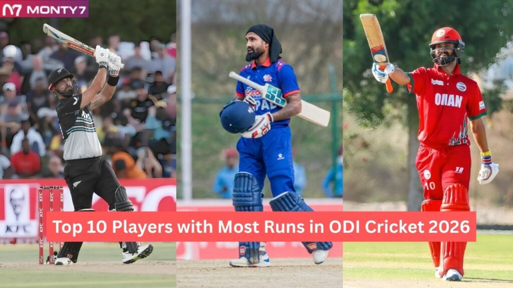 Most Runs in ODI Cricket 2026