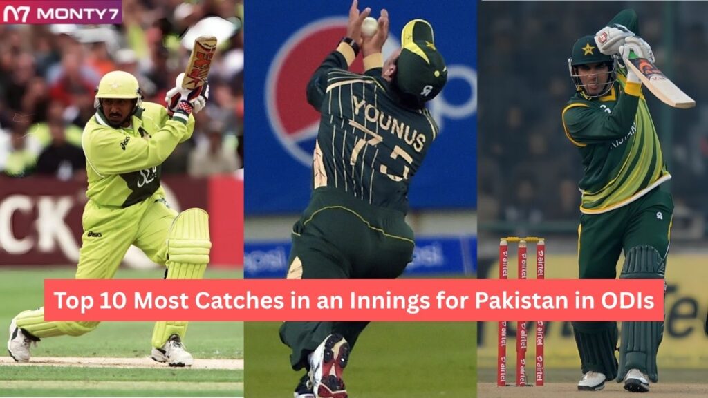 Most Catches in an Innings for Pakistan in ODIs